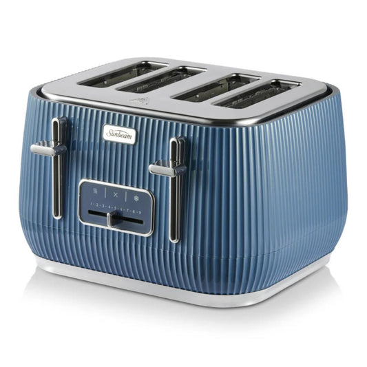 Sunbeam - 4 Slice Radiance Breakfast Toaster - Blue
