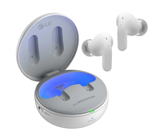 LG TONE Free T90 Earbuds with Dolby Atmos - Snow White