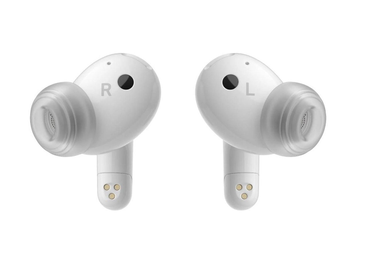 LG TONE Free T90 Earbuds with Dolby Atmos - Snow White