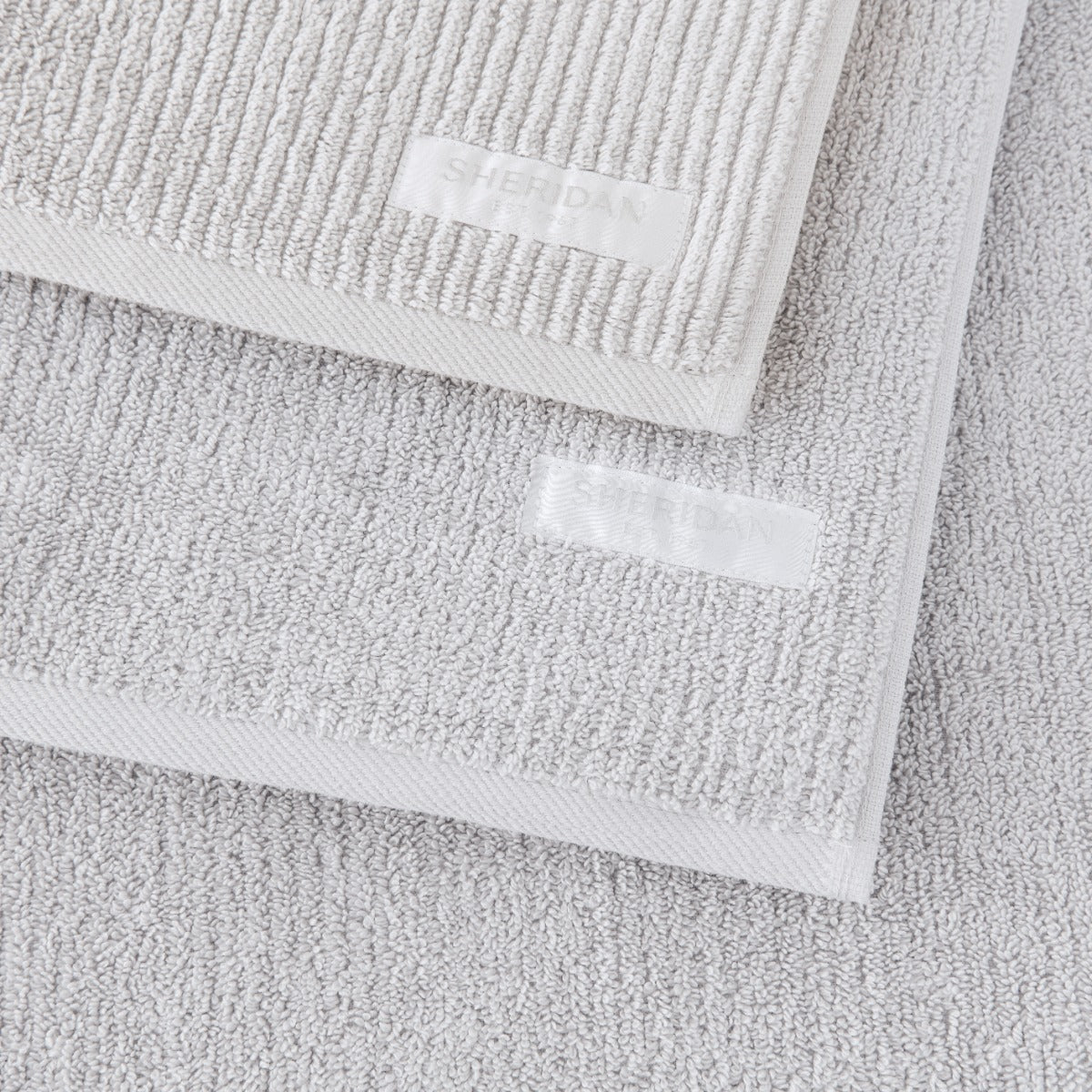 Sheridan Living Textures Towel Set - Silver Grey