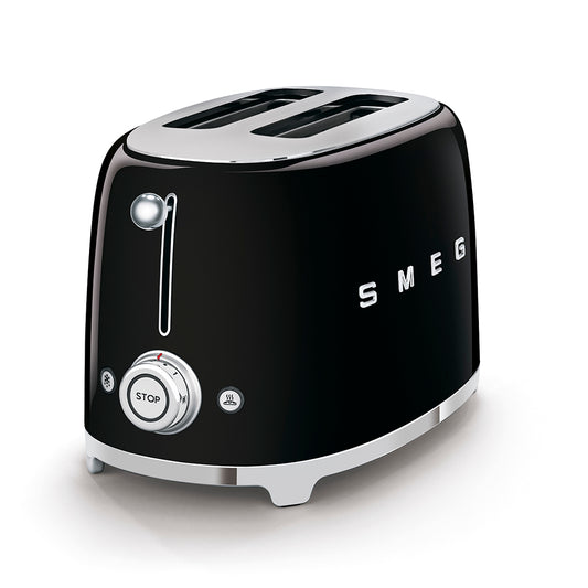 Smeg - 50's Style 2 Slice Toaster - Black