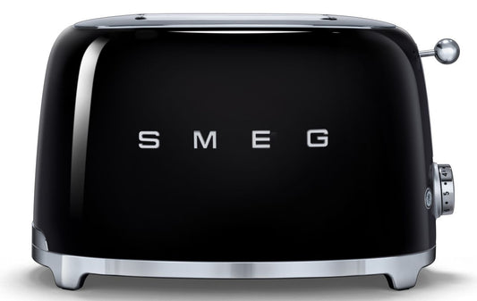 Smeg - 50's Style 2 Slice Toaster - Black