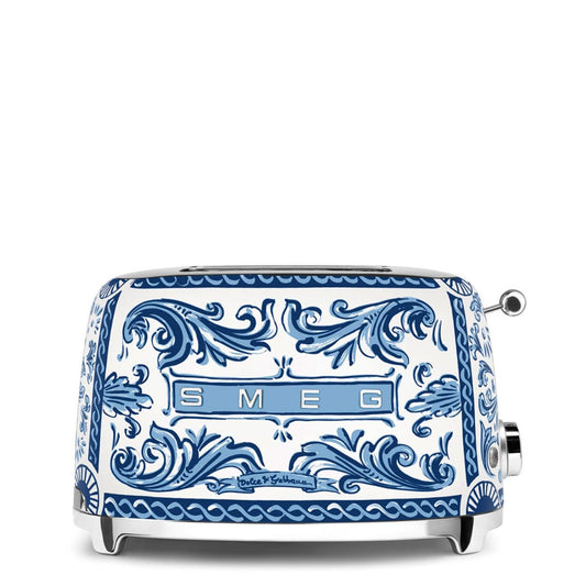 Smeg - 50's Style 2 Slice Toaster - D&G Blu Mediterraneo