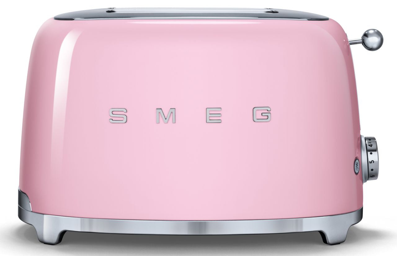 Smeg - 50's Style 2 Slice Toaster - Pink
