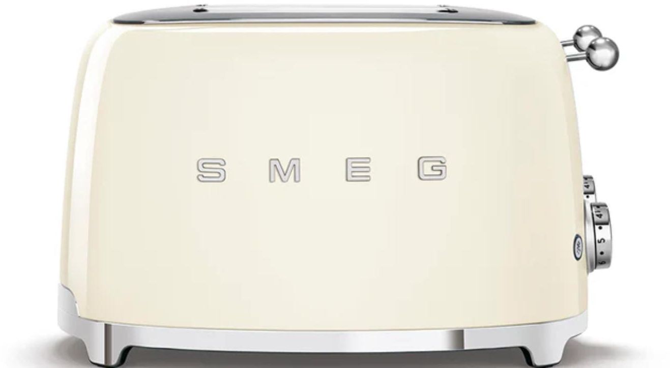 Smeg - 50s Style 4 Slice Toaster - Cream
