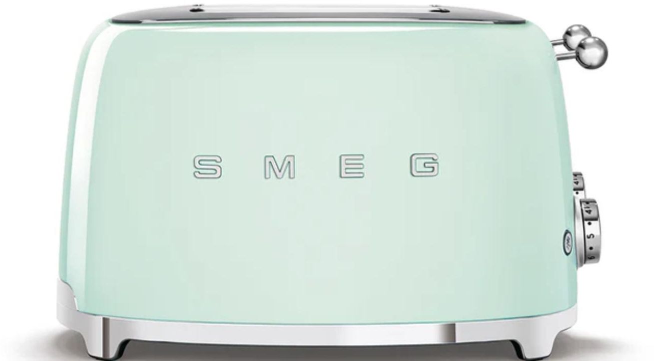 Smeg - 50's Style 4 Slice Toaster - Pastel Green