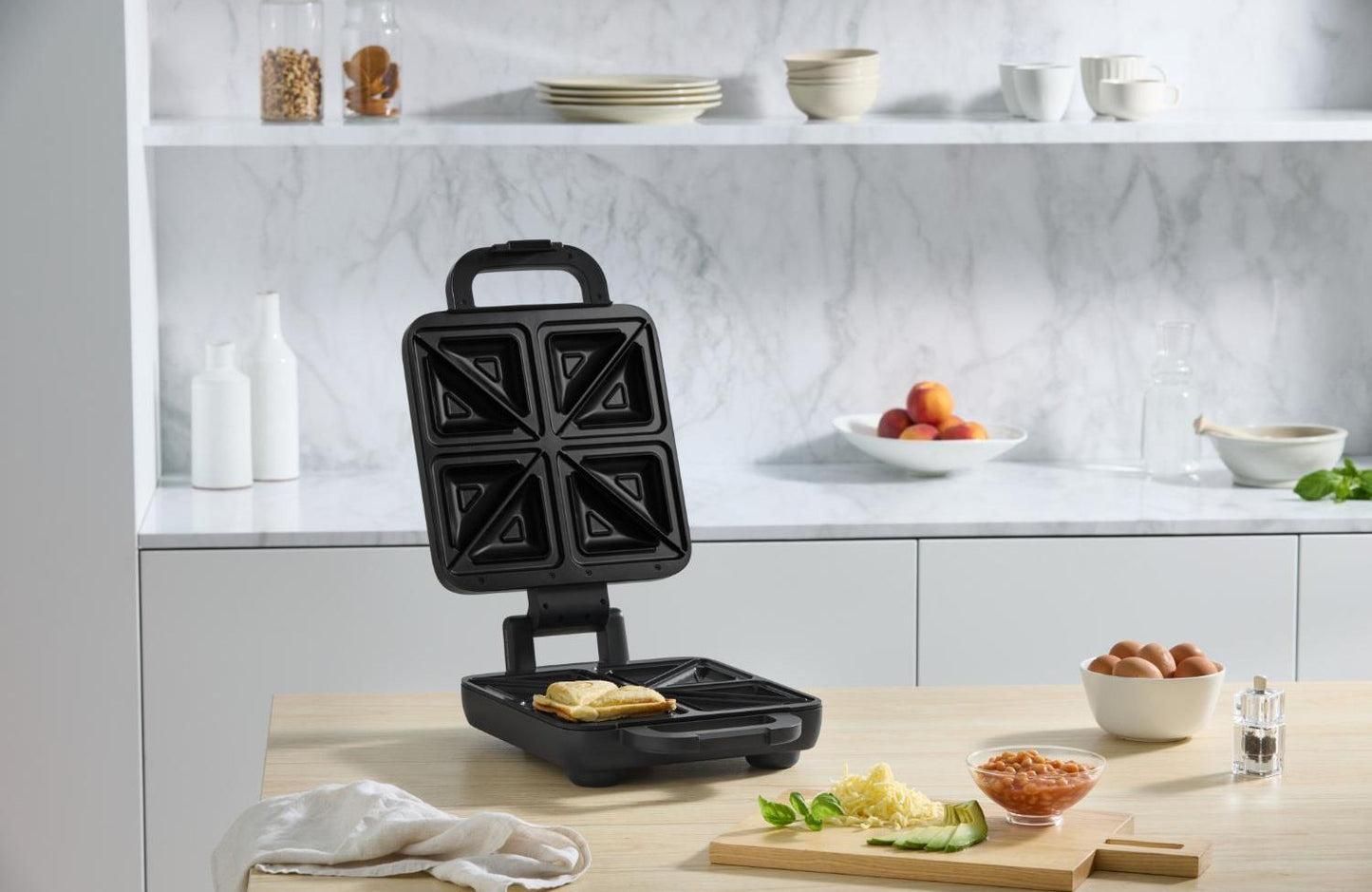 Sunbeam - 4 Slice Turbo Crunch Toastie Maker
