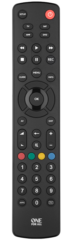 One For All 4 Device Universal Remote Control