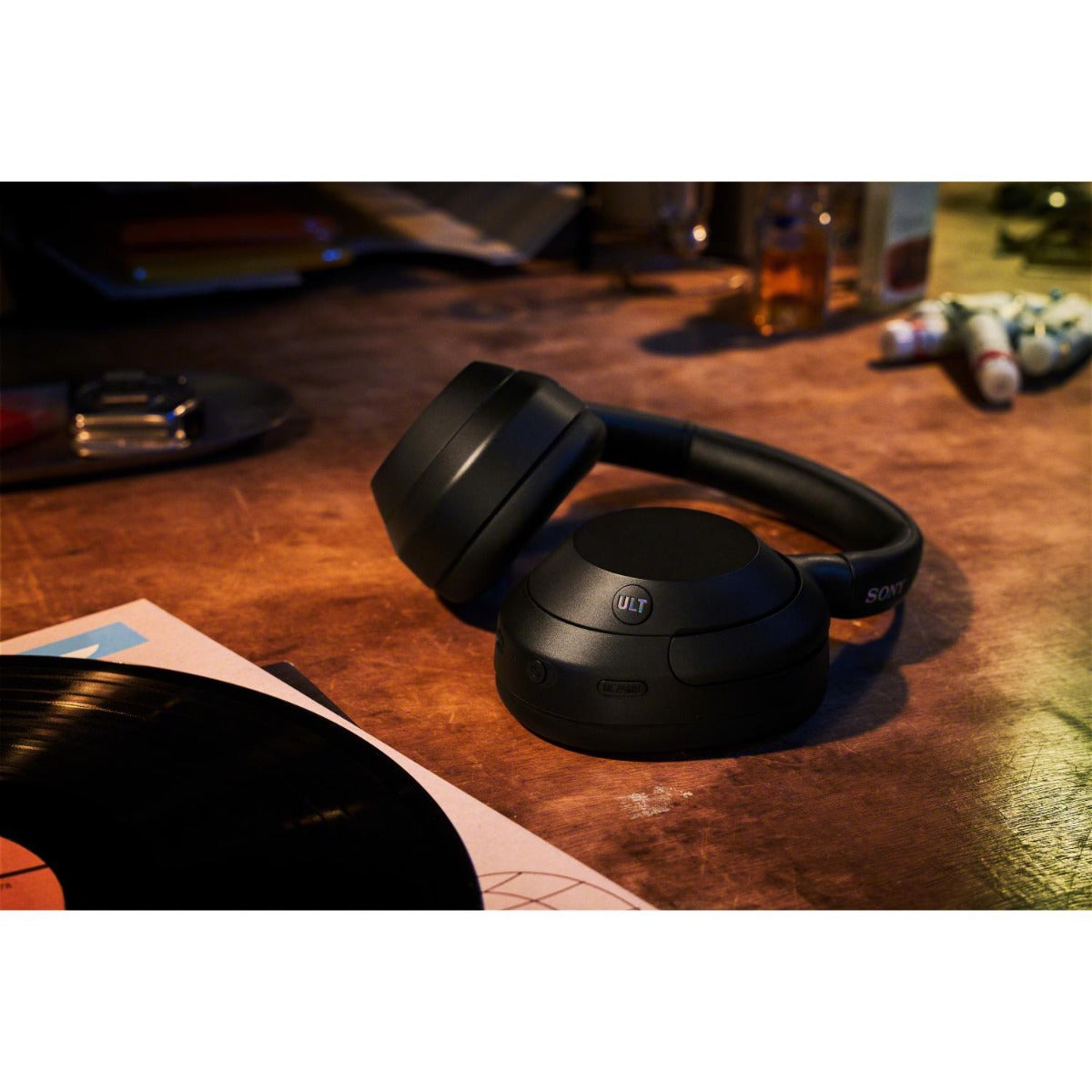 Sony - ULT WEAR Wireless Noise Cancelling Headphones - Black