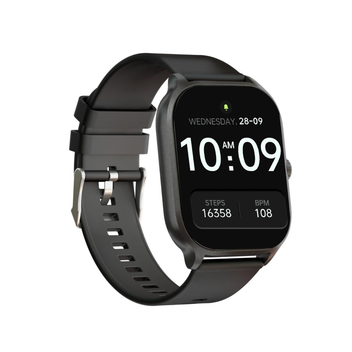 Laser - V Fitness Smart Watch 2.0" Touch Screen - Black