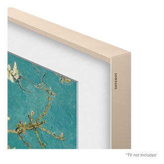 Samsung - Customisable Modern Bezel For 32" Frame TV - Sand Gold