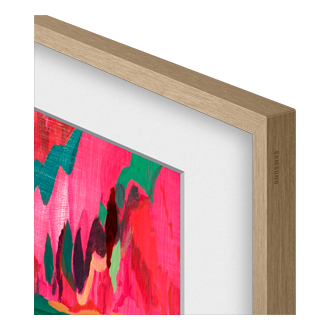 Samsung - Customisable Modern Frame For 75" Frame Pro TV - Teak