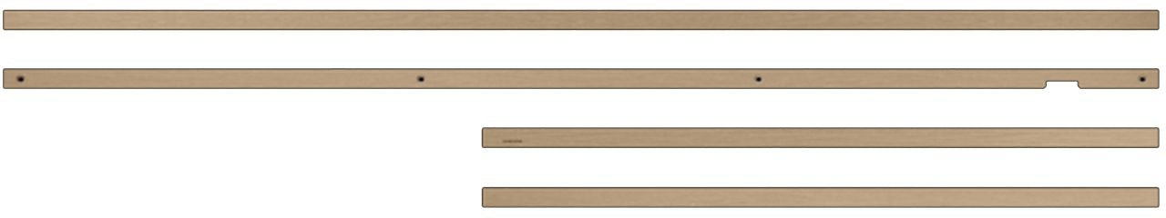 SAMSUNG Basic Bezel for 43" Frame TV - Teak (2024)
