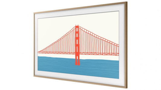 SAMSUNG Customisable Modern Frame for 50" Frame TV - Teak (2024)