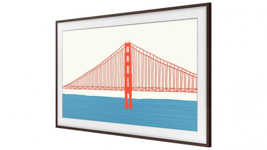 SAMSUNG Customisable Frame for 85" Frame TV - Brown (2024)