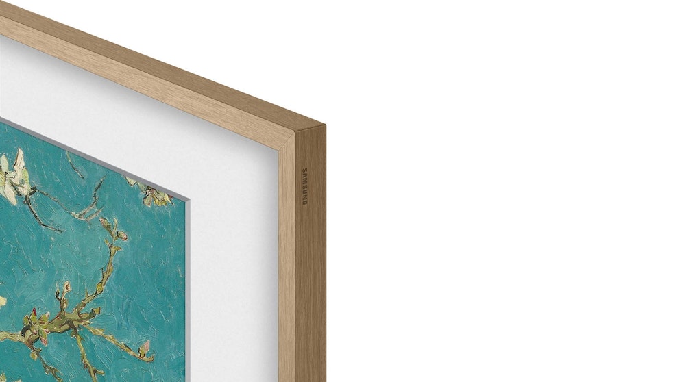 Customisable Modern Bezel For 32" Frame TV - Teak (2024)