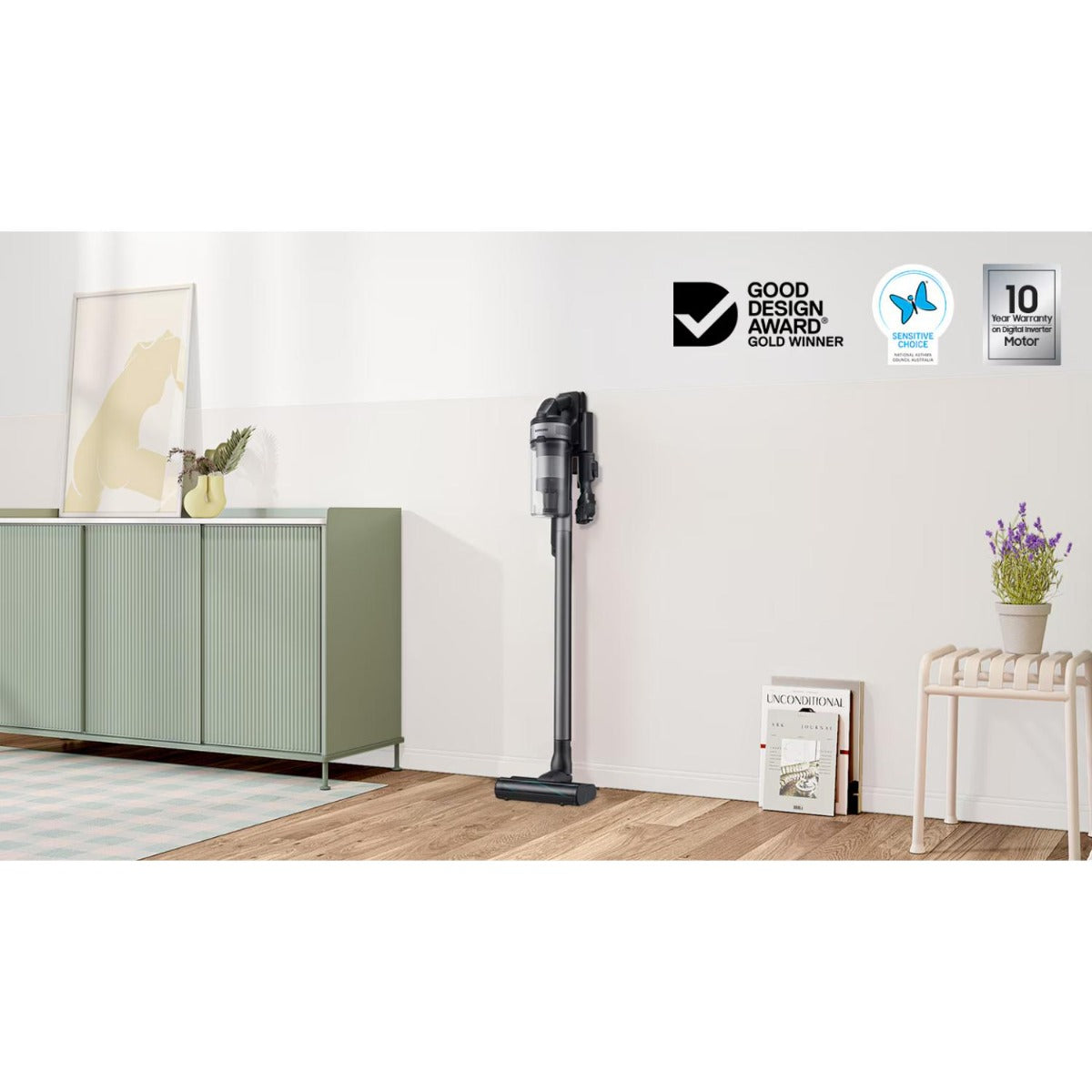 Samsung - Jet 75E Complete Stick Vacuum - Teal silver