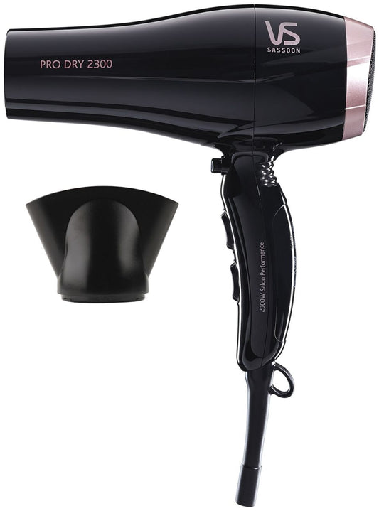 Vidal Sassoon - Pro Dry 2300W Hair Dryer - Black
