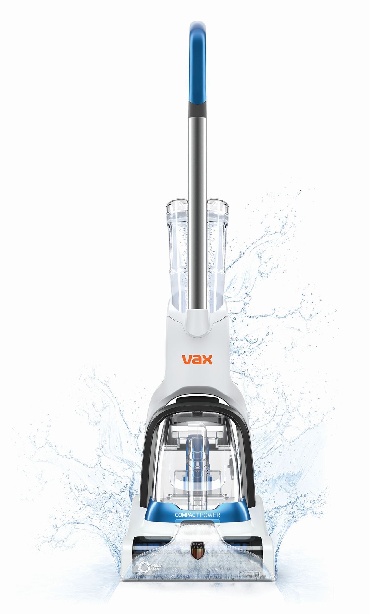 Vax - Compact Power Carpet Washer in White