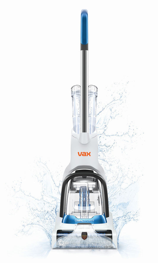 Vax - Compact Power Carpet Washer in White