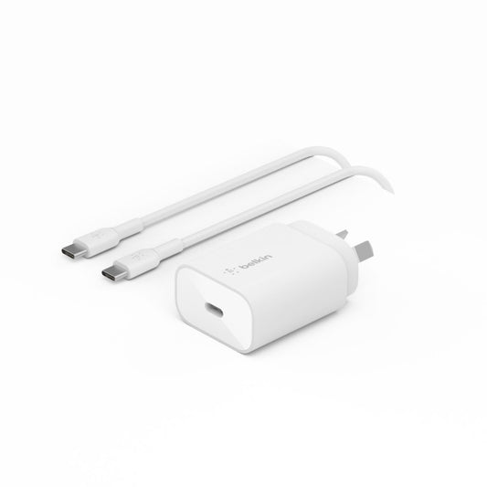 Belkin BOOST���CHARGE��� PPS Wall Charger + USB-C�� to USB-C Cable 25W