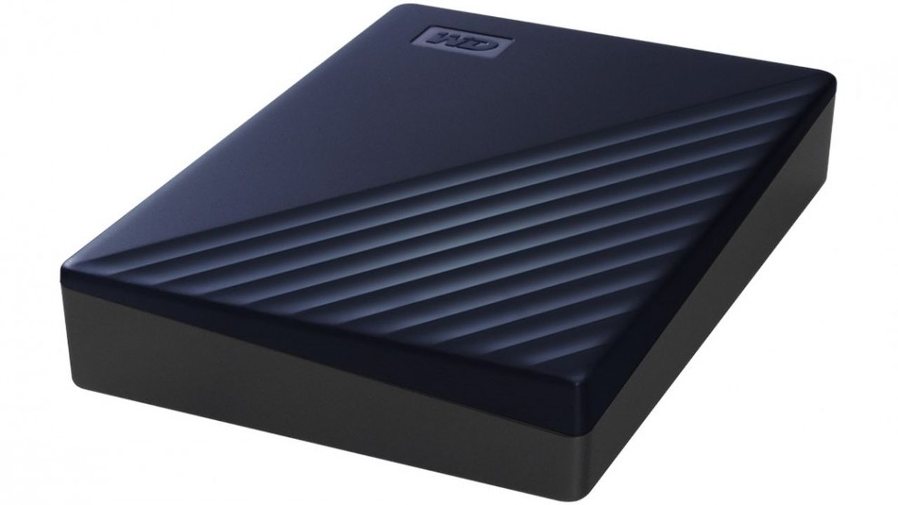 WD My Passport for Mac 4TB Portable Hard Drive - Midnight Blue