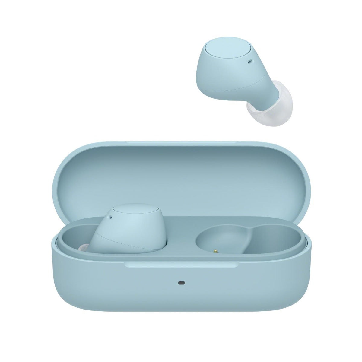 Sony - Compact Truly Wireless Earbuds - Blue