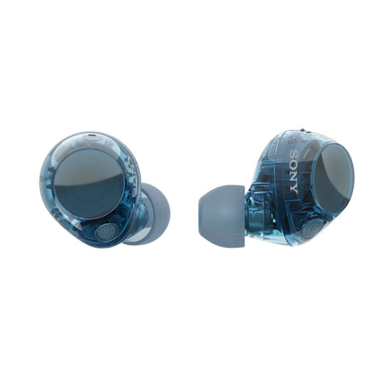 Sony - Truly Wireless Noise Cancelling Earbuds - Glass Blue