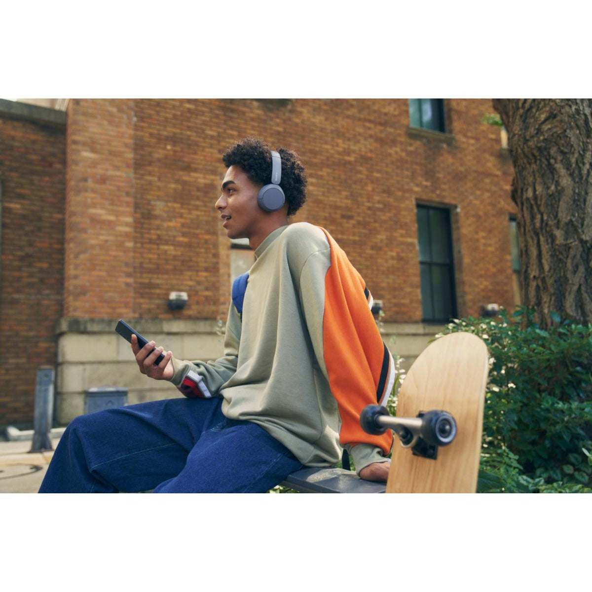 Sony - Wireless on Ear Headphones - Blue