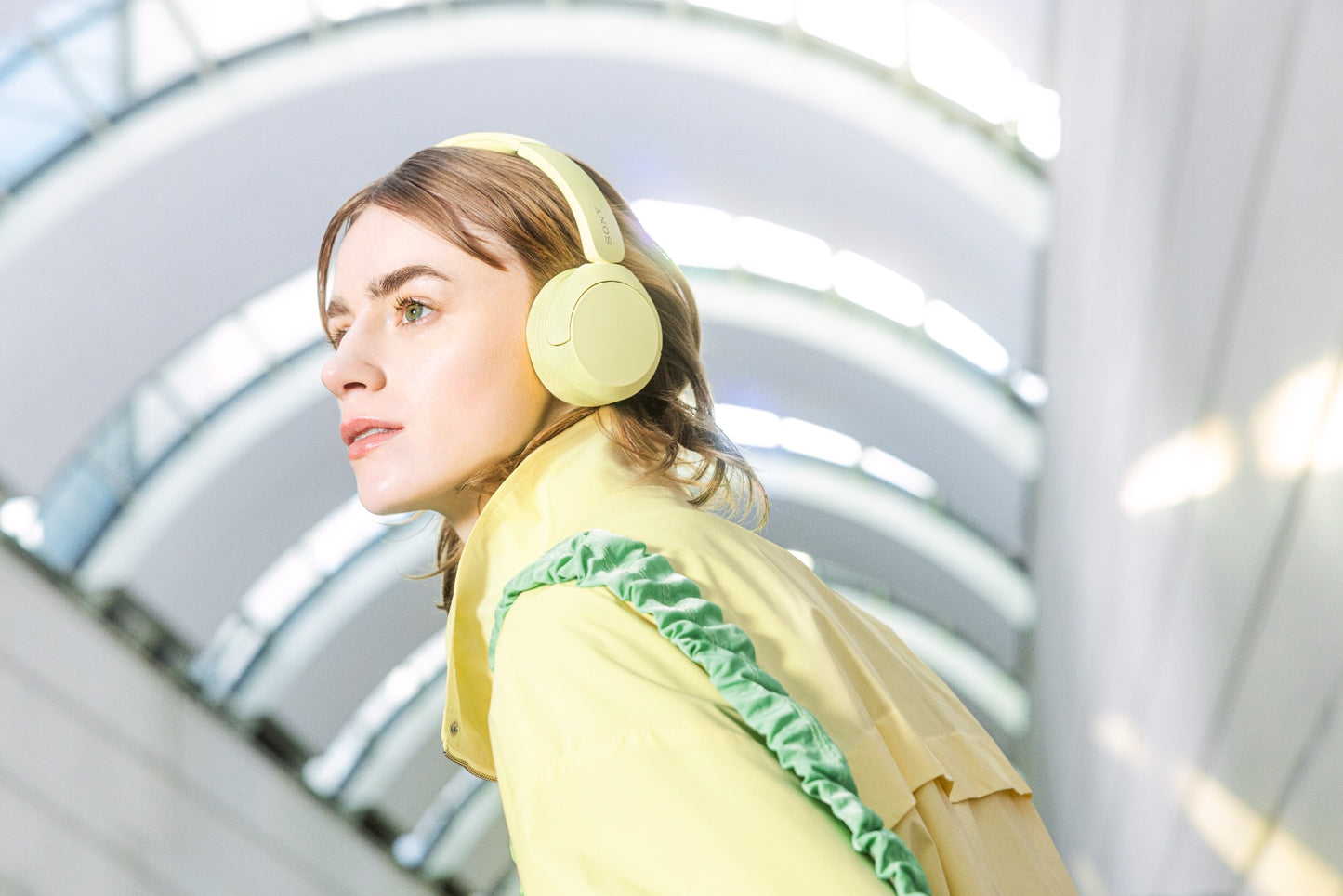 Sony - Wireless on Ear Headphones - Yellow
