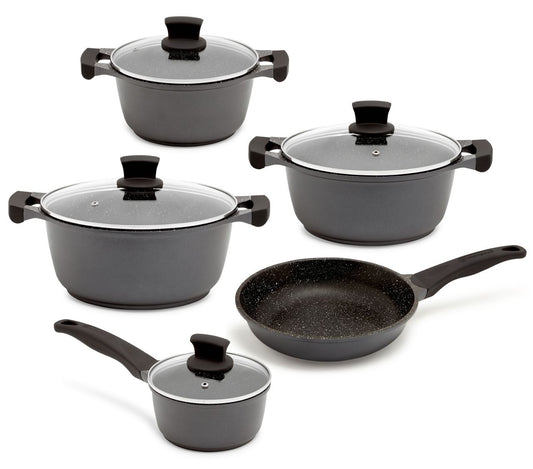 Westinghouse - 5 Piece aluminium non-stick pot and pan set