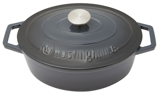 Westinghouse - Cast Iron Pot, Ombre Grey, 30cm Oval