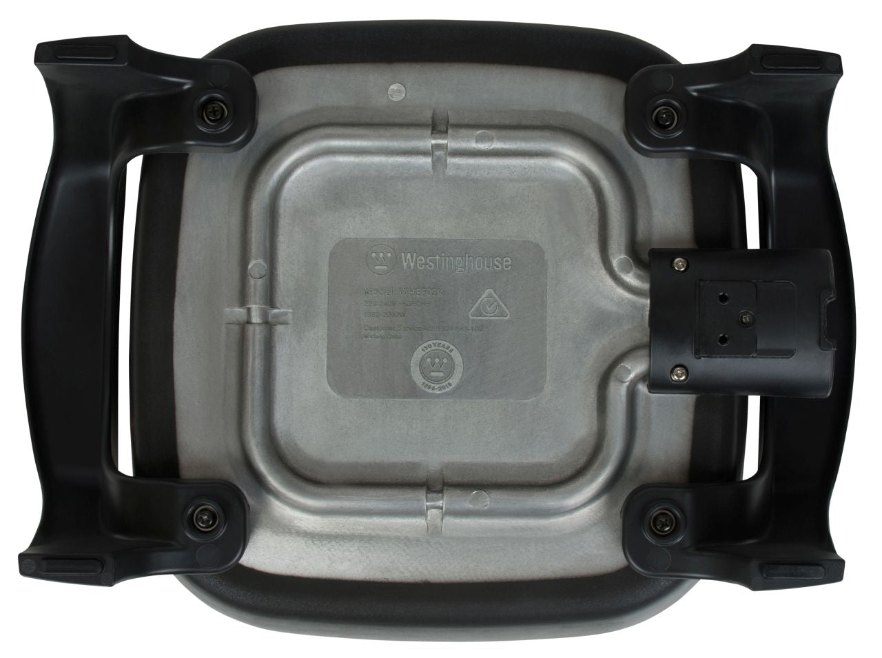 Westinghouse - 12" Square Electric Frypan, Black