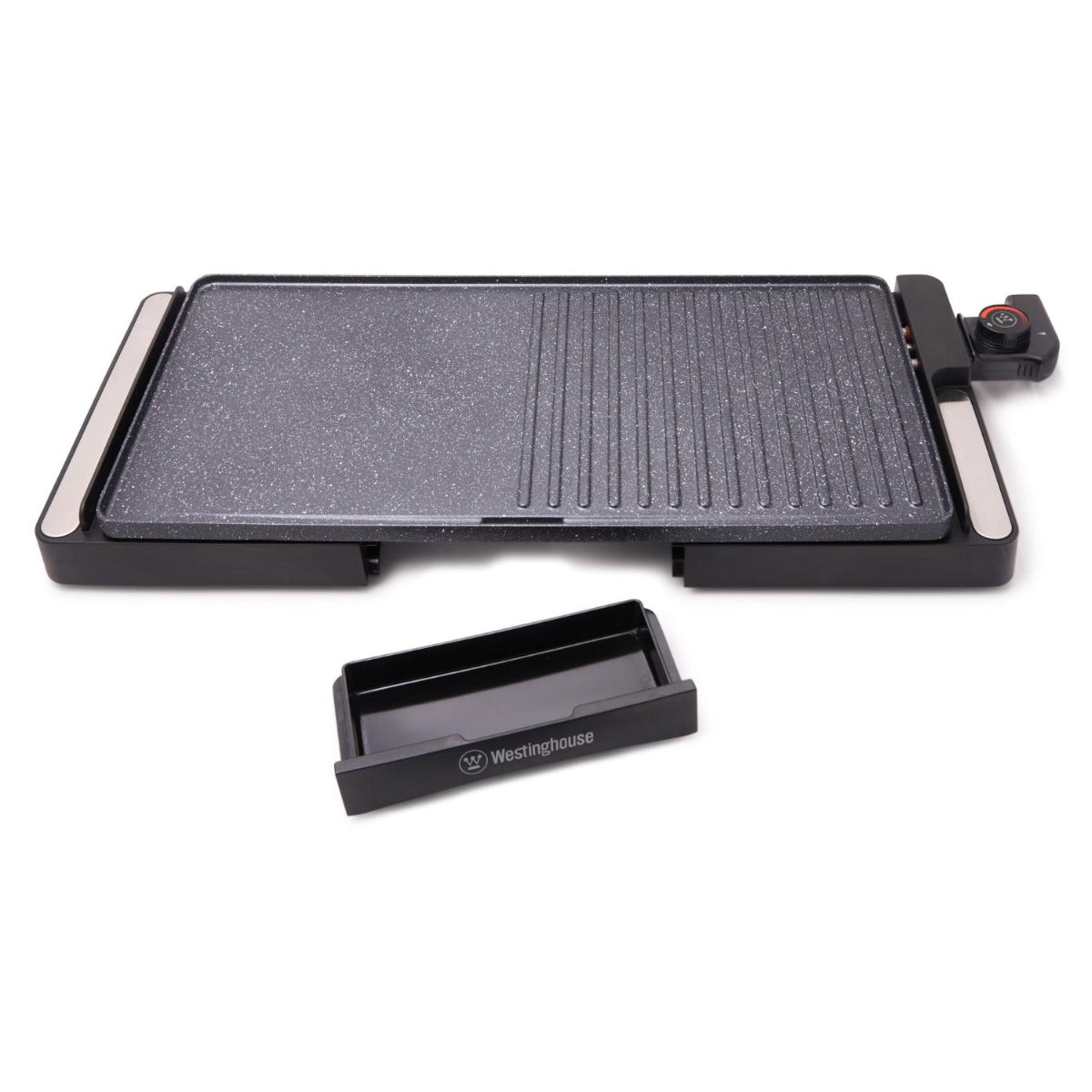 Westinghouse - 2000-2400W Electric Grill - Black