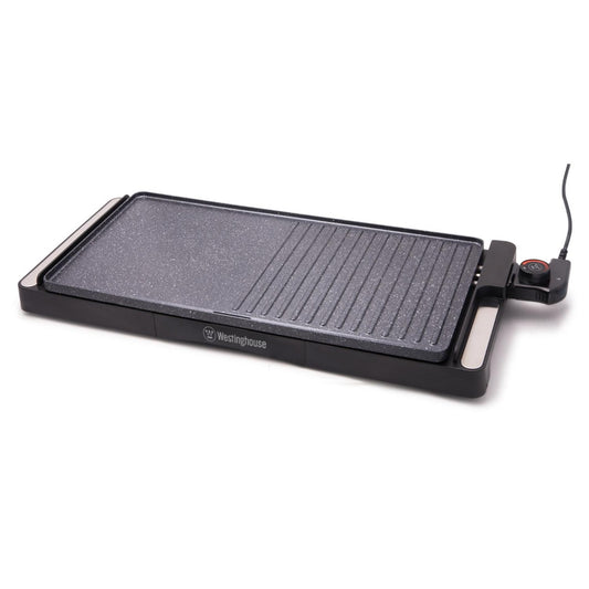 Westinghouse - 2000-2400W Electric Grill - Black