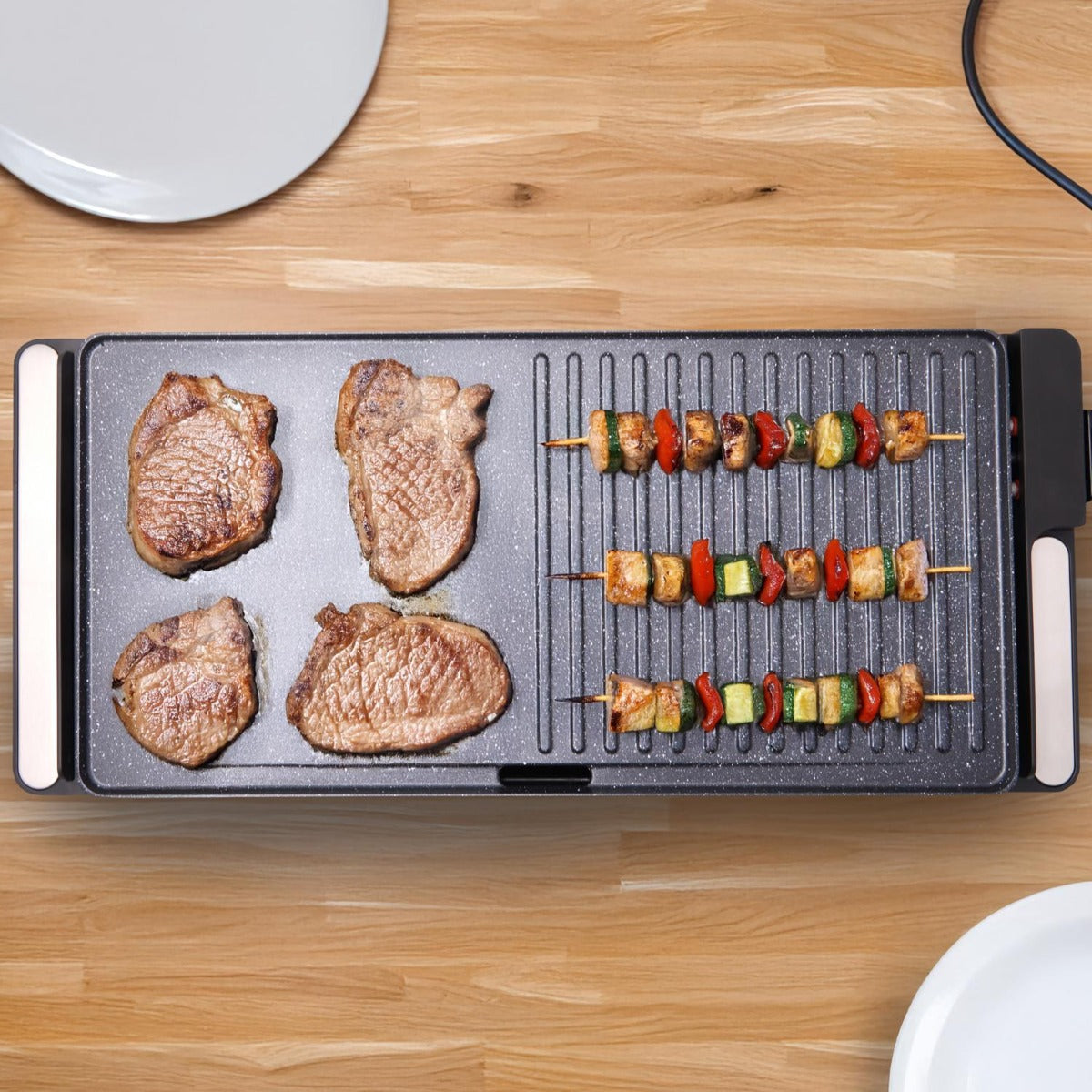 Westinghouse - 2000-2400W Electric Grill - Black