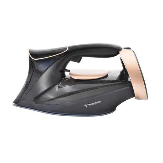 Westinghouse - 2200W Steam Iron - Black/Gold
