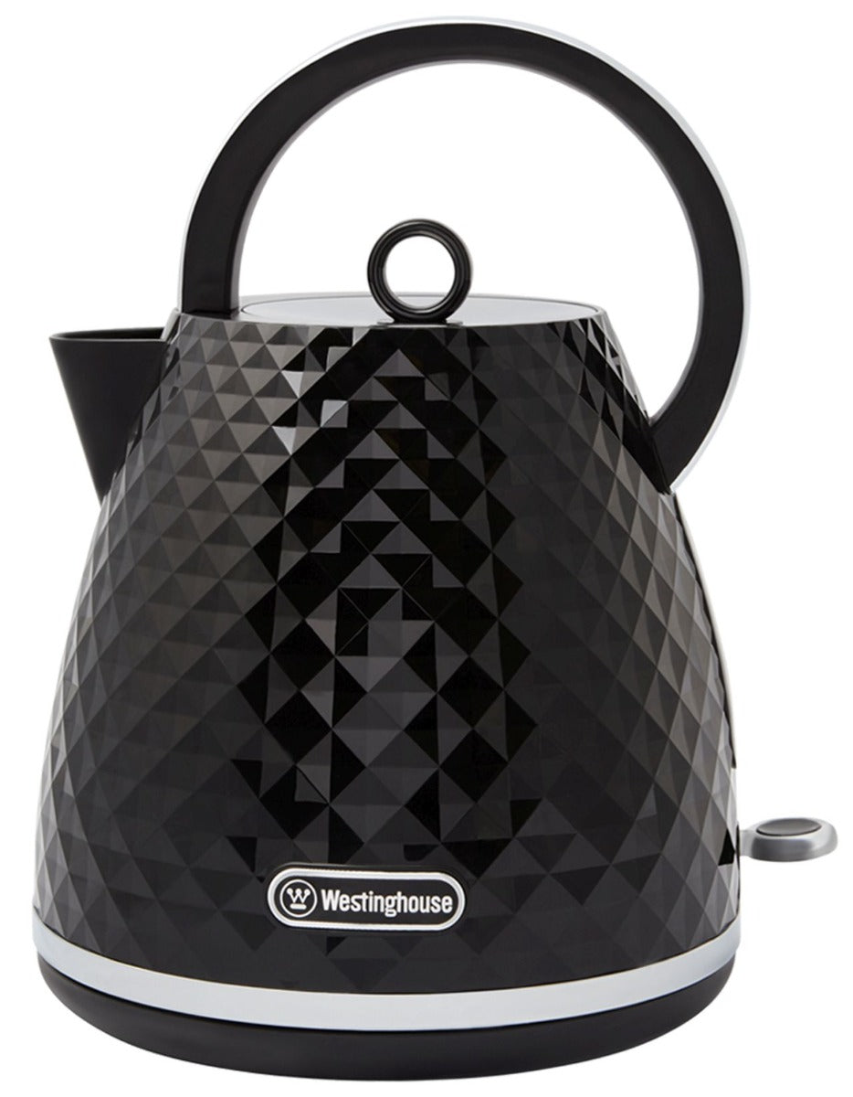 Westinghouse - 1.7L Kettle & 2 Slice Toaster Pack - Black