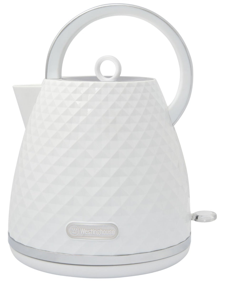 Westinghouse - 1.7L Kettle & 2 Slice Toaster Pack - White