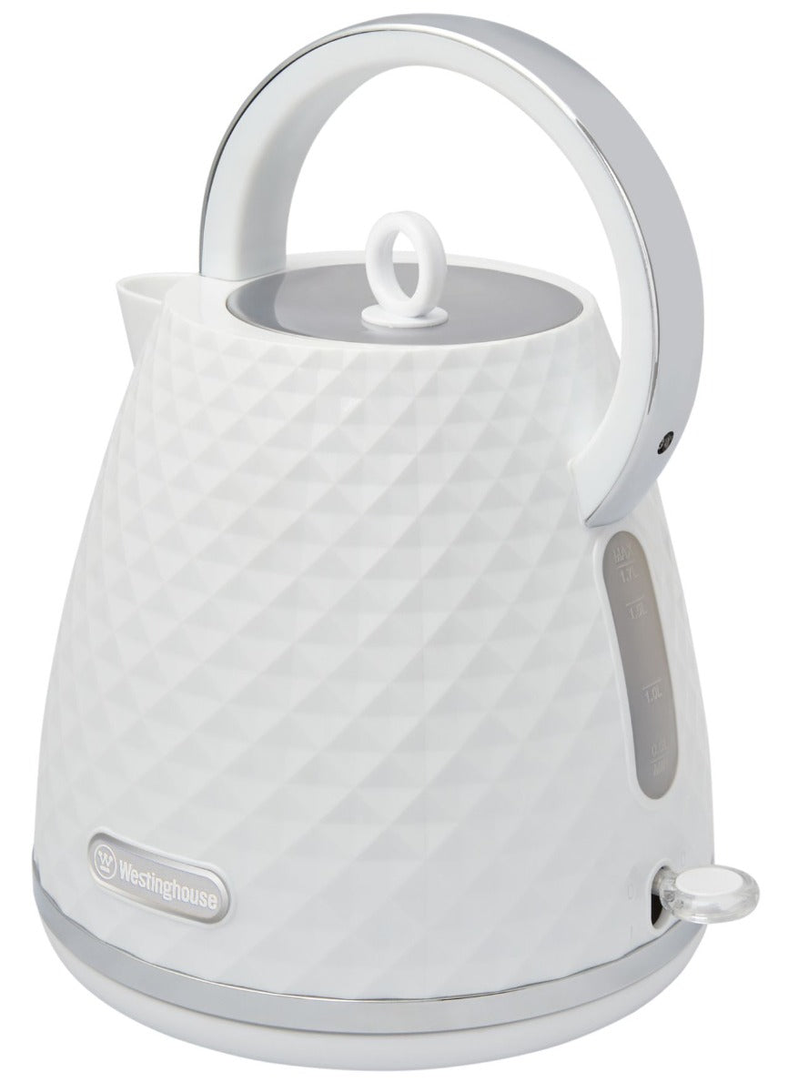 Westinghouse - 1.7L Kettle & 2 Slice Toaster Pack - White
