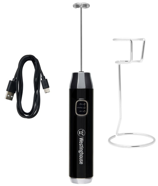 Westinghouse - Cordless Milk Frother - Black