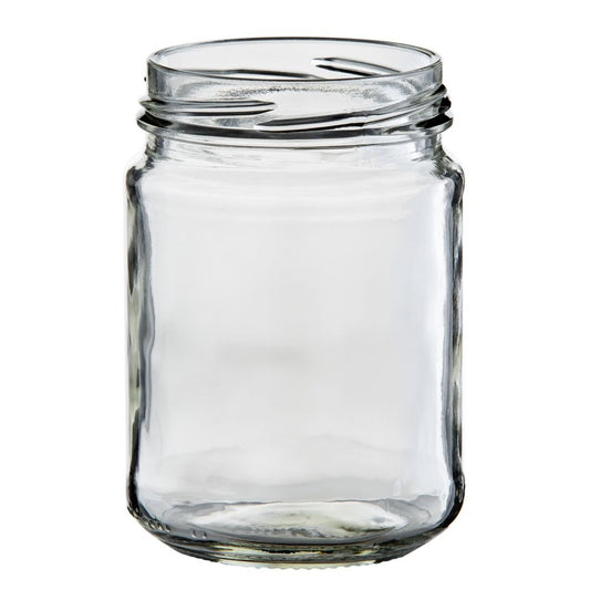 250ml-clear-glass-round-food-jar-with-63mm-twist-neck-ctn-24