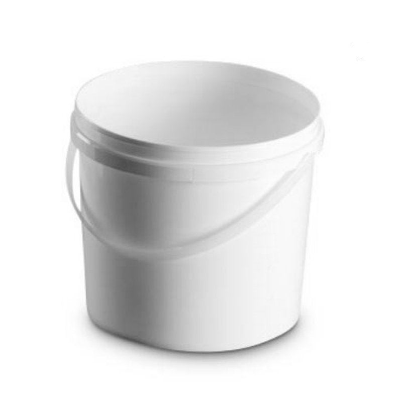 5L White PP Pail With TE Push On Neck -10 Units per carton