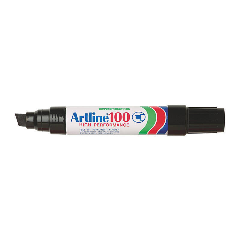 Artline 100 Perm Mrker Blk Bx6 - Wholesales Supply