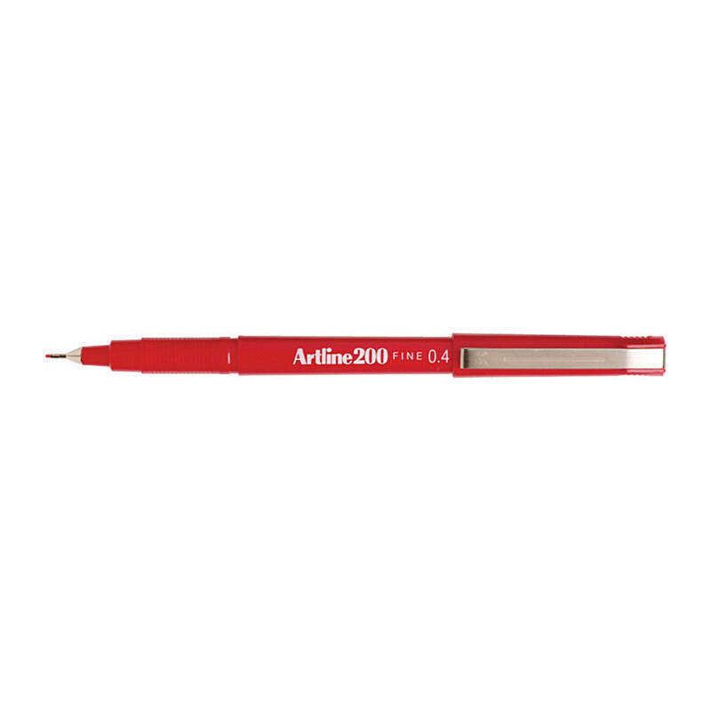 Artline 200 Fline Pen Red Bx12 - Wholesales Supply