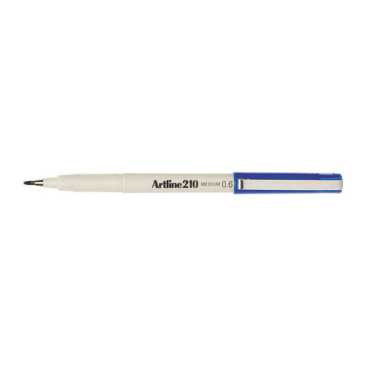 Artline 210 Pen 0.6mm Blu Bx12 - Wholesales Supply