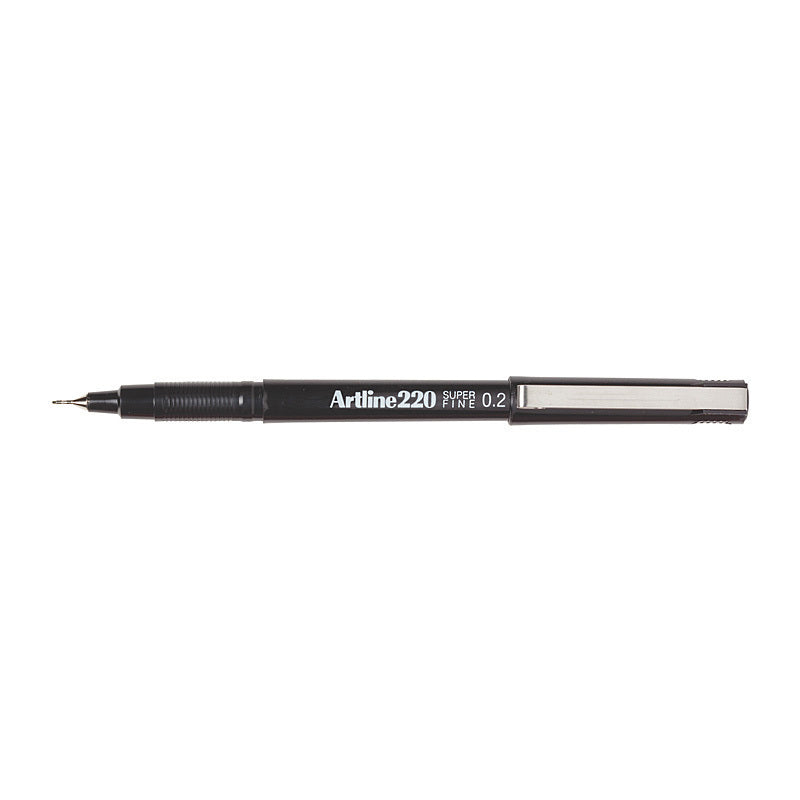 Artline 220 Pen 0.2mm Blk Bx12 - Wholesales Supply