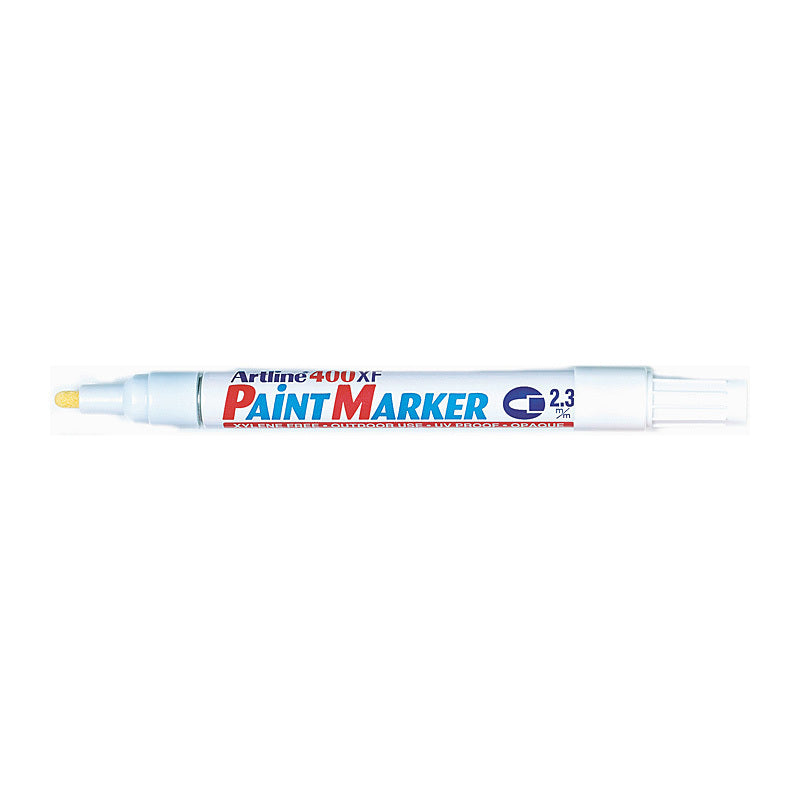 Artline 400 Paint Mkr Wht Bx12 - Wholesales Supply