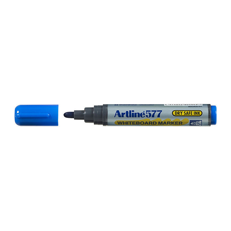 Artline 577 W/Bd Mrkr Blu Bx12 - Wholesales Supply