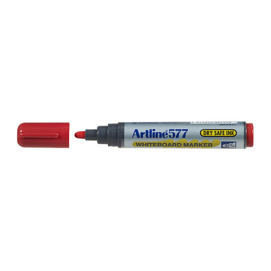 Artline 577 W/Bd Mrkr Red Bx12 - Wholesales Supply